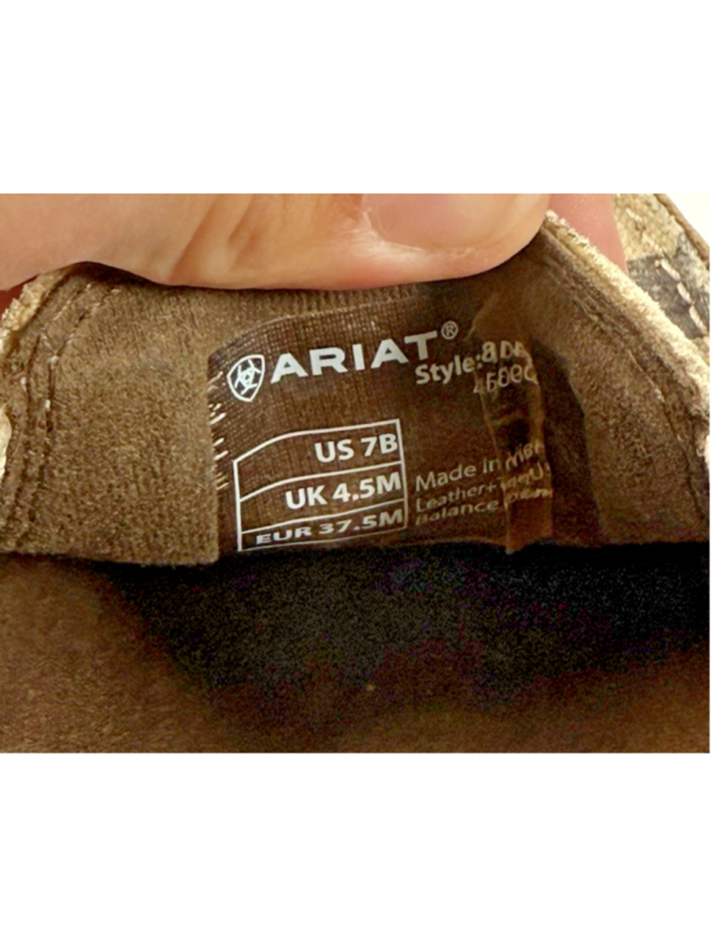 Ariat Women's Taupe Buffalo Cruiser 7B - Picture 8 of 15